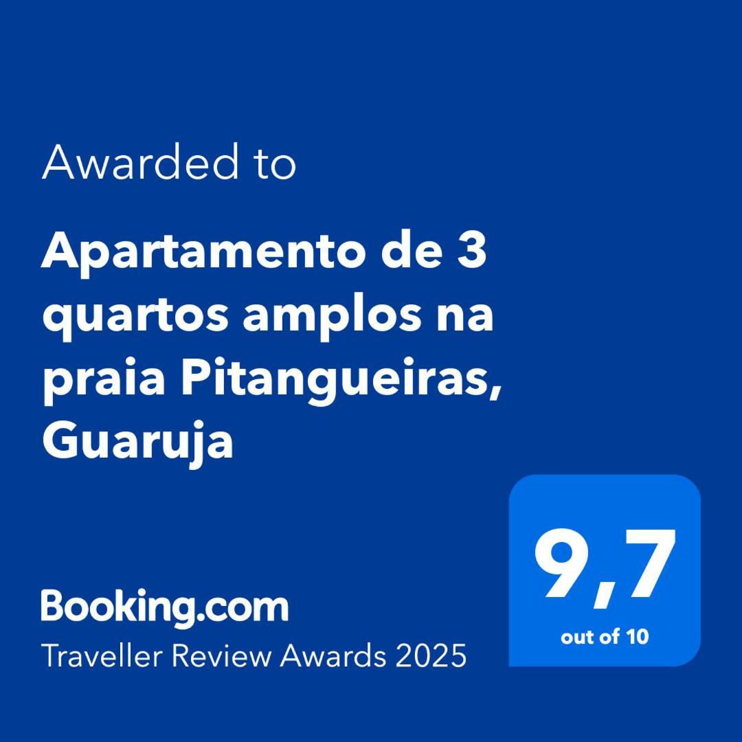 Apartamento De 3 Quartos Amplos Na Praia Pitangueiras, Guarujá Kültér fotó